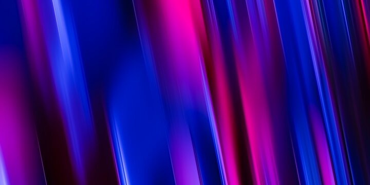 gradient neon colors slanted parallel striped pattern cool modern chromatic abstract blurry lines background banner
