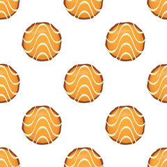 Pattern homemade cookie different taste in pastry biscuit