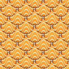 Pattern homemade cookie different taste in pastry biscuit