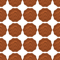 Pattern homemade cookie different taste in pastry biscuit