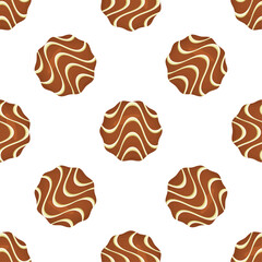 Pattern homemade cookie different taste in pastry biscuit