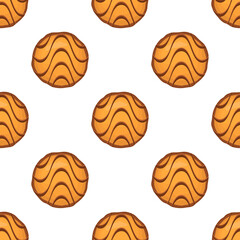 Pattern homemade cookie different taste in pastry biscuit