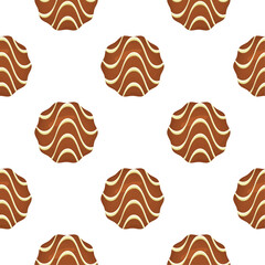 Pattern homemade cookie different taste in pastry biscuit
