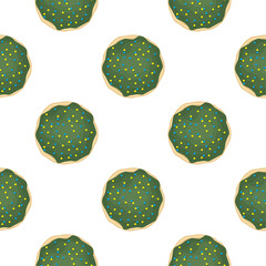 Pattern homemade cookie different taste in pastry biscuit