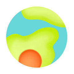 3d render of a bubble