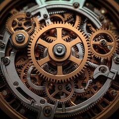 clock and gears