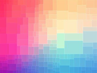 abstract colorful square pixel background with rectangles.