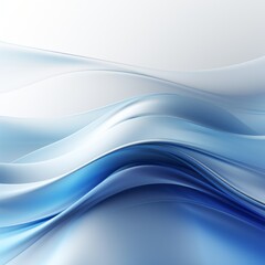 abstract waves in blue color. Concept of modernity