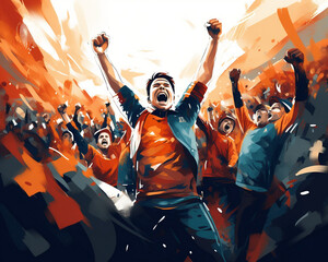 crowd of people at stadium