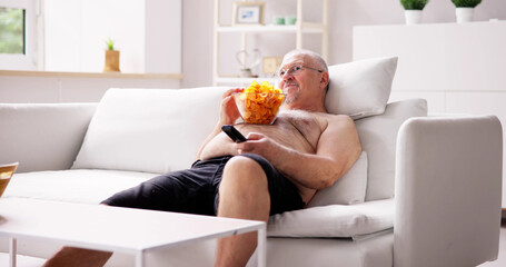 Sitting Overeating Food Lifestyle