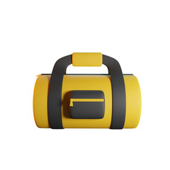 SPORT BAG 3D RENDER ISOLATED IMAGES