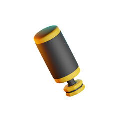 STANDING PUNCH BAG 3D RENDER ISOLATED IMAGES
