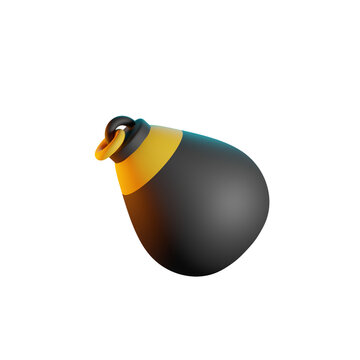 SPEED BAG 3D RENDER ISOLATED IMAGES