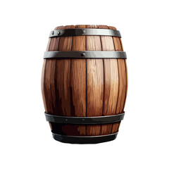 wooden barrel vector illustration. vector eps 10
