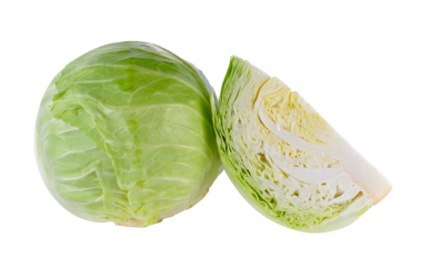 cabbage isolated on transparent png