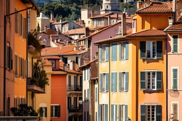 Exploring the Historic Charm of Old Town Grasse - Architecture and Buildings in Picturesque ProvenÃ§al City, France, Western Europe. Generative AI