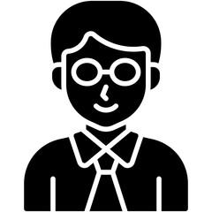 Teacher icon, High school related vector illustration