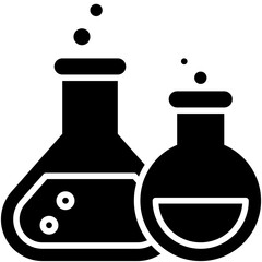 Chemistry icon, High school related vector illustration