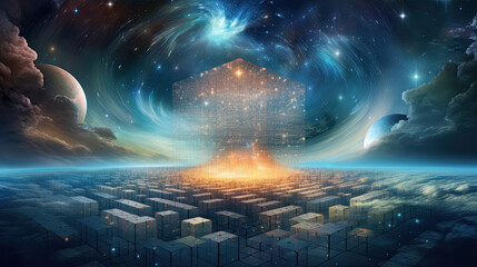 Beyond Spacetime Art Series by 1B42L8