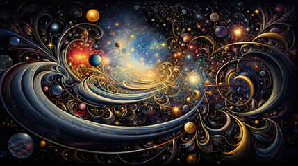 Beyond Spacetime Art Series by 1B42L8