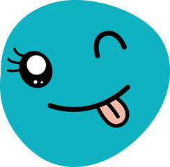 Obraz premium Colors theory character for kids