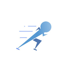 Running icon simple and modern design isolated