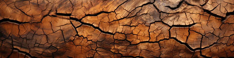 Bark Texture With A Rough And Gnarled Tree Bark Pattern. Generative AI