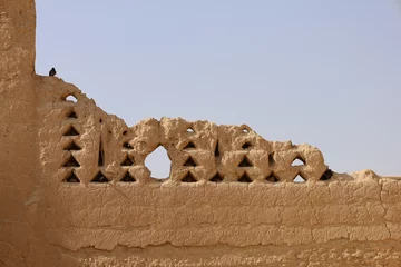 Fototapete Altes Gebäude Al Diriyah old capital . Riyadh Saudi Arabia - Diriyah ruins - Saudi culture. National day