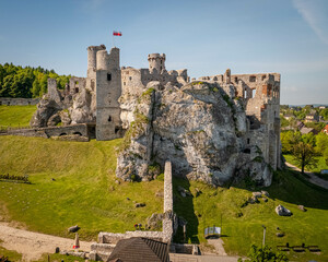 Rocks Castle in Malopolska poland