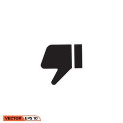 Thumb icon vector graphic of template 