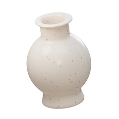 3D Modern Vases Pot. icon isolated on white background. 3d rendering illustration