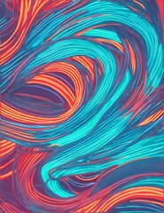 Photo of a vibrant and dynamic abstract background with swirling patterns in blue and red colors