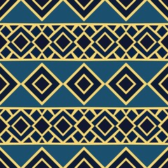 Seamless pattern abstract geometric islamic background boho batik pattern tribal ethnic seamless