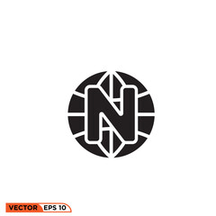 News logo icon vector graphic of template