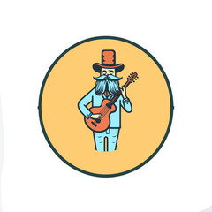Old Man River Vector