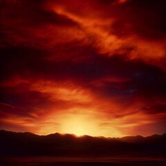 Fototapeta premium sunset in the desert