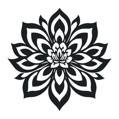 Lotus flower. Floral botanical flower. Isolated illustration element. Vector drawing of a wild flower.