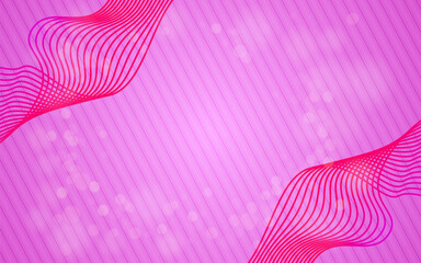 Abstract pink background with glowing geometric lines. Geometric stripe line art design. Modern futuristic concept. Modern banner template.Suit for cover, poster, website, banner, presentation