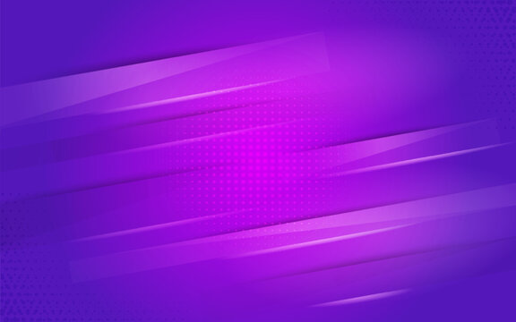 Abstract purpel background with glowing pink shadow lines. Geometric stripe line art design. Modern futuristic concept. Modern banner template.