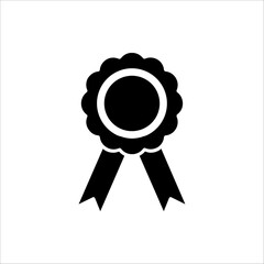 Award vector icon . Symbol collection of approved, certified, qualified, the best, and check mark. Vector sign set of rosette. isolated on white background.