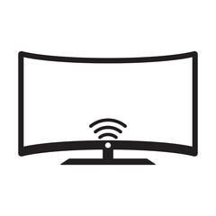 tv icon design vector