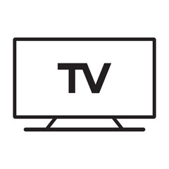 tv icon design vector