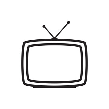 tv icon design vector
