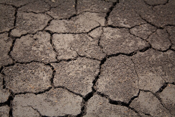 Cracked dirt or clay background. Global warming concept