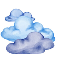 cloud computing concept on white background