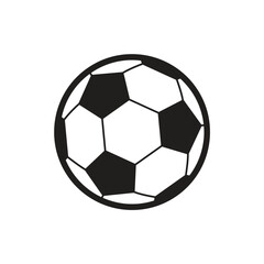 Obraz premium Soccer ball icons. Symbol or emblem. vector illustration