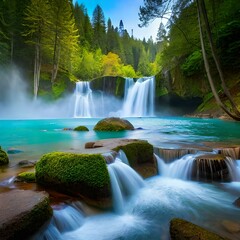 waterfall in the forest