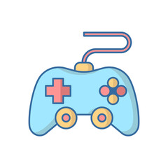 Gamepad icon vector on trendy design