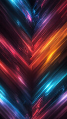 abstract colorful chevron pattern vertical  background with generative AI technology