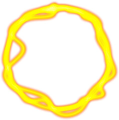 Glowing Abstract Circle Frame